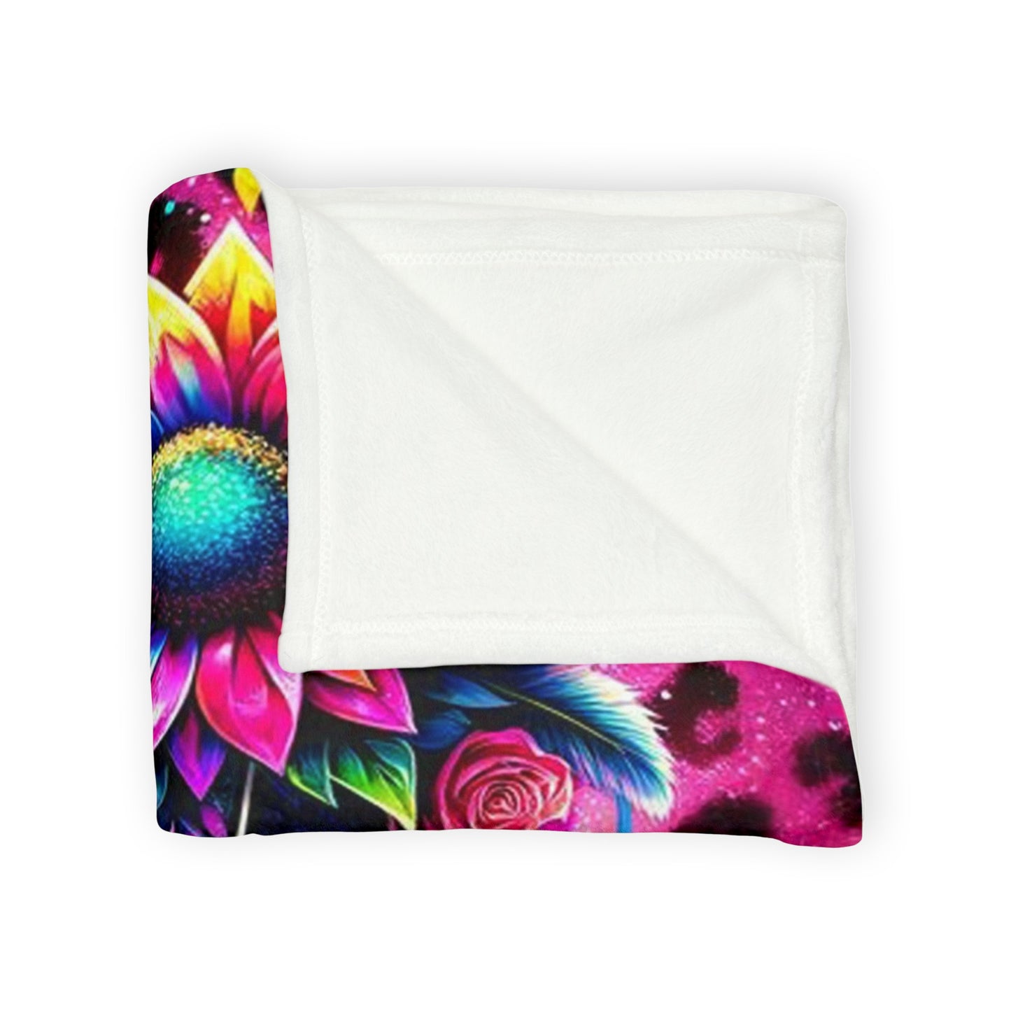 Soft Polyester Blanket MAMA Leopard