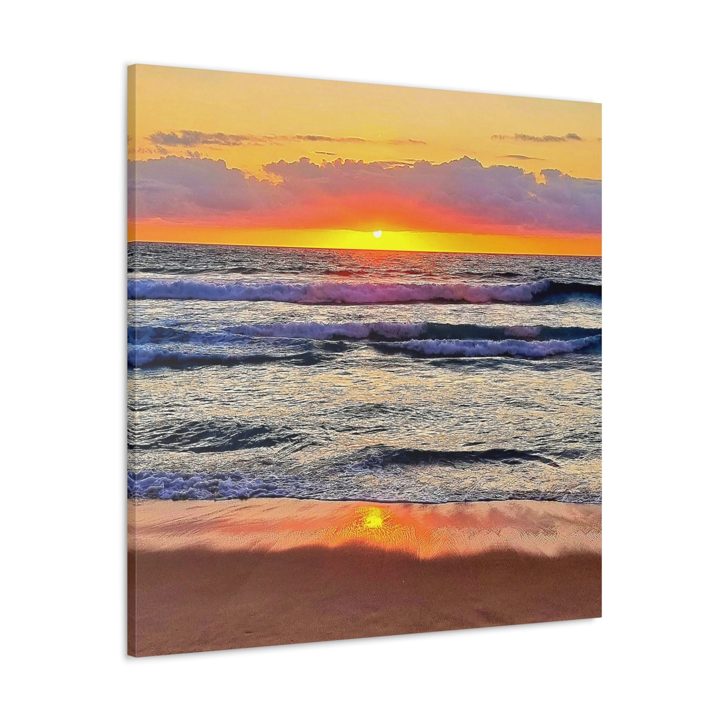 One Mile Sunrise Canvas Print