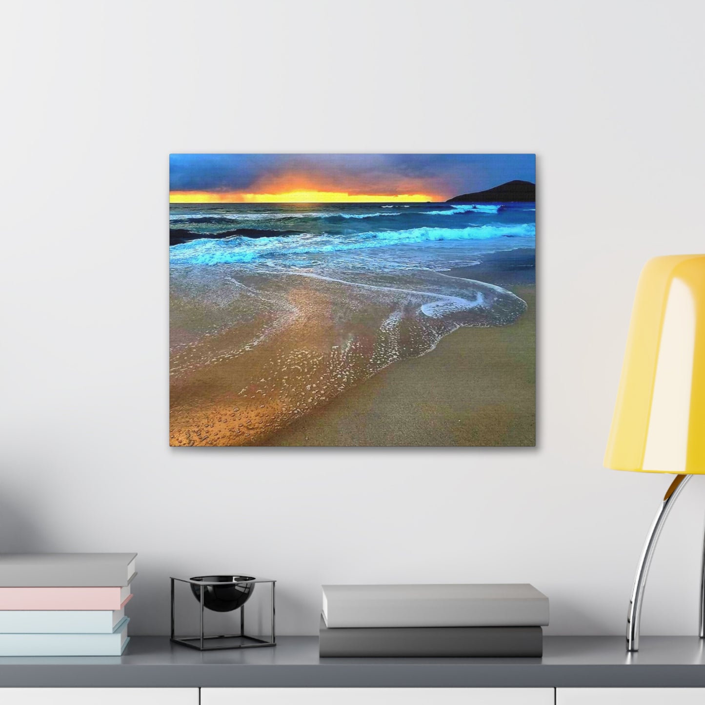 Golden One Mile Beach Canvas Print