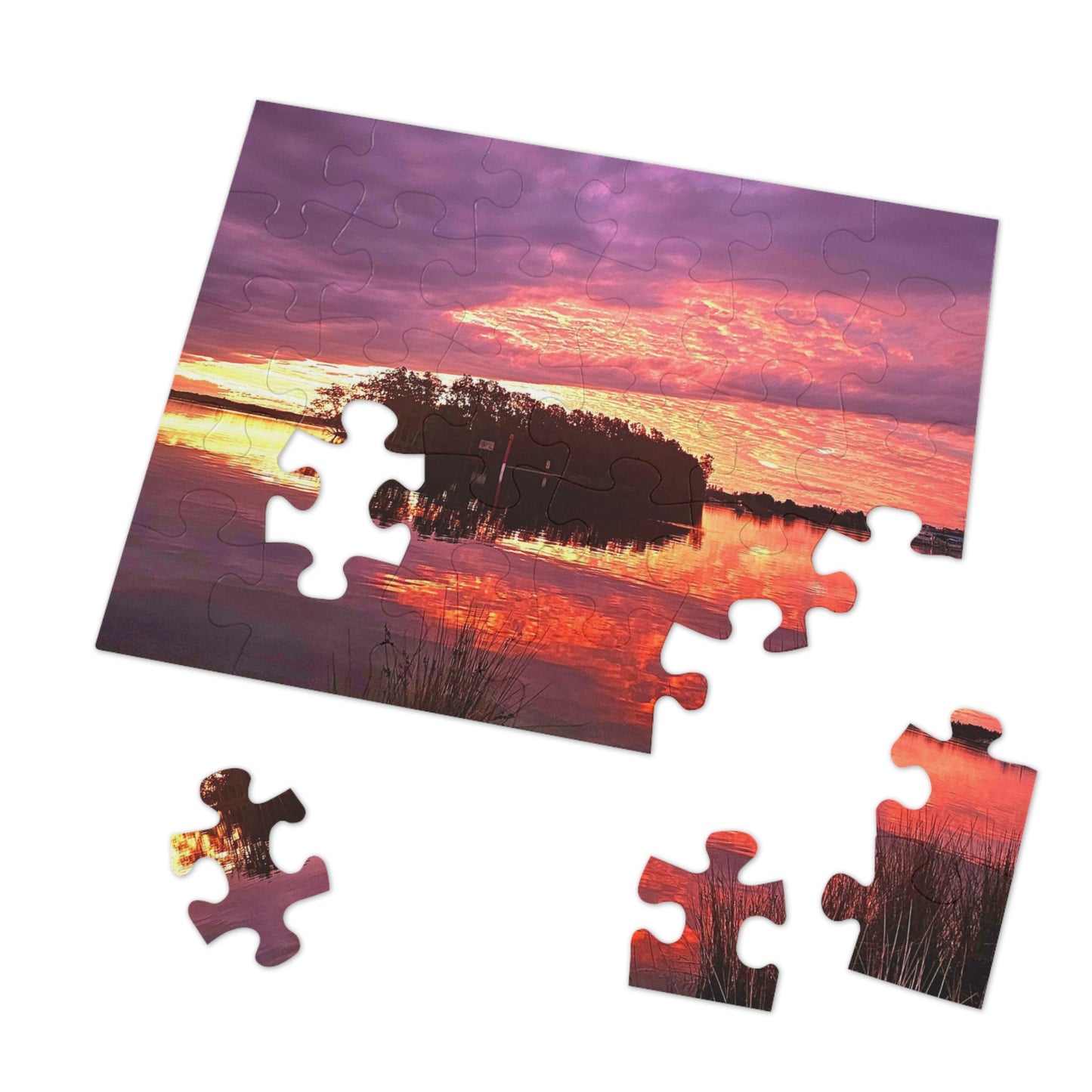 Wallis Lake Reflections Jigsaw Puzzle
