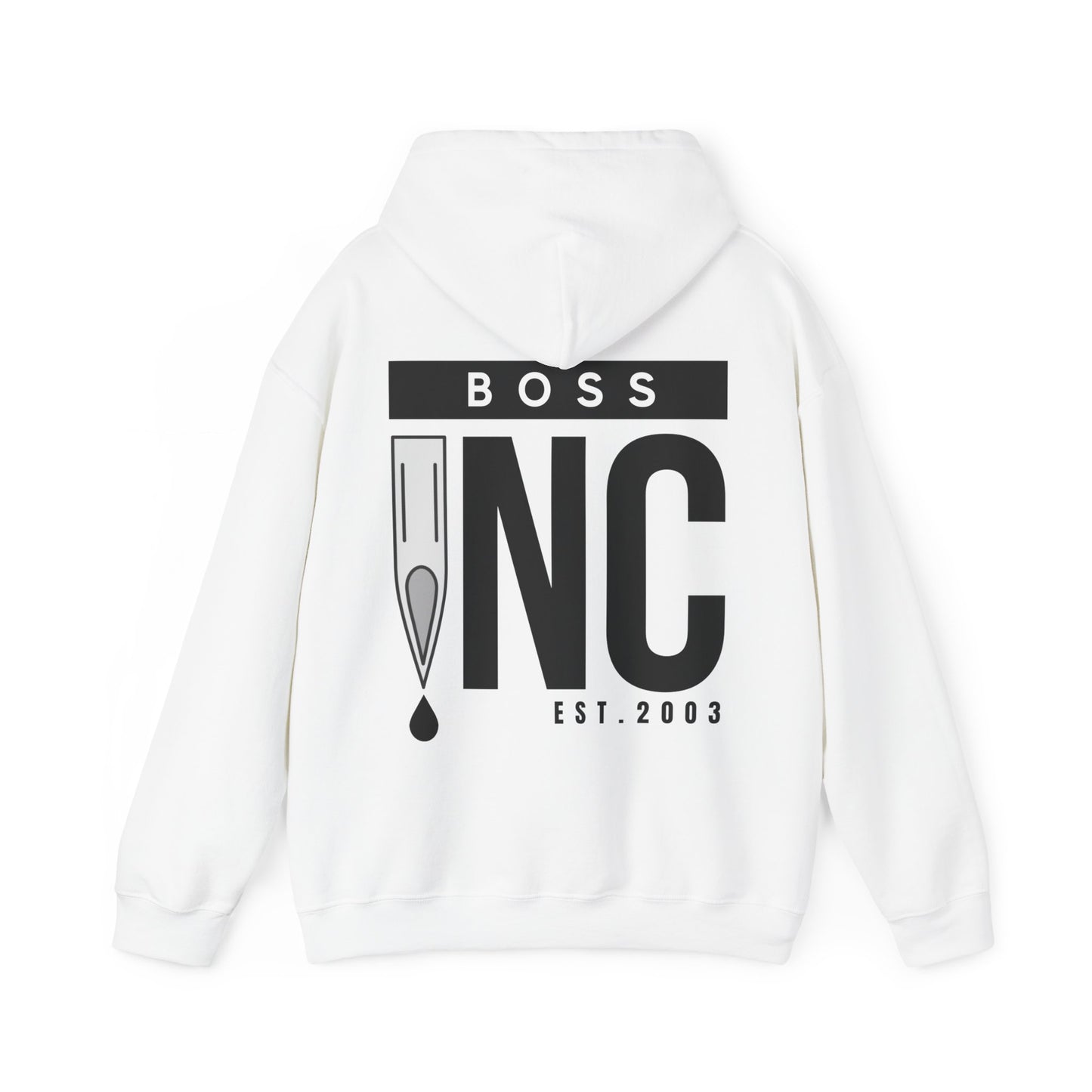 Boss INC Large Back Logo Unisex Hoodie