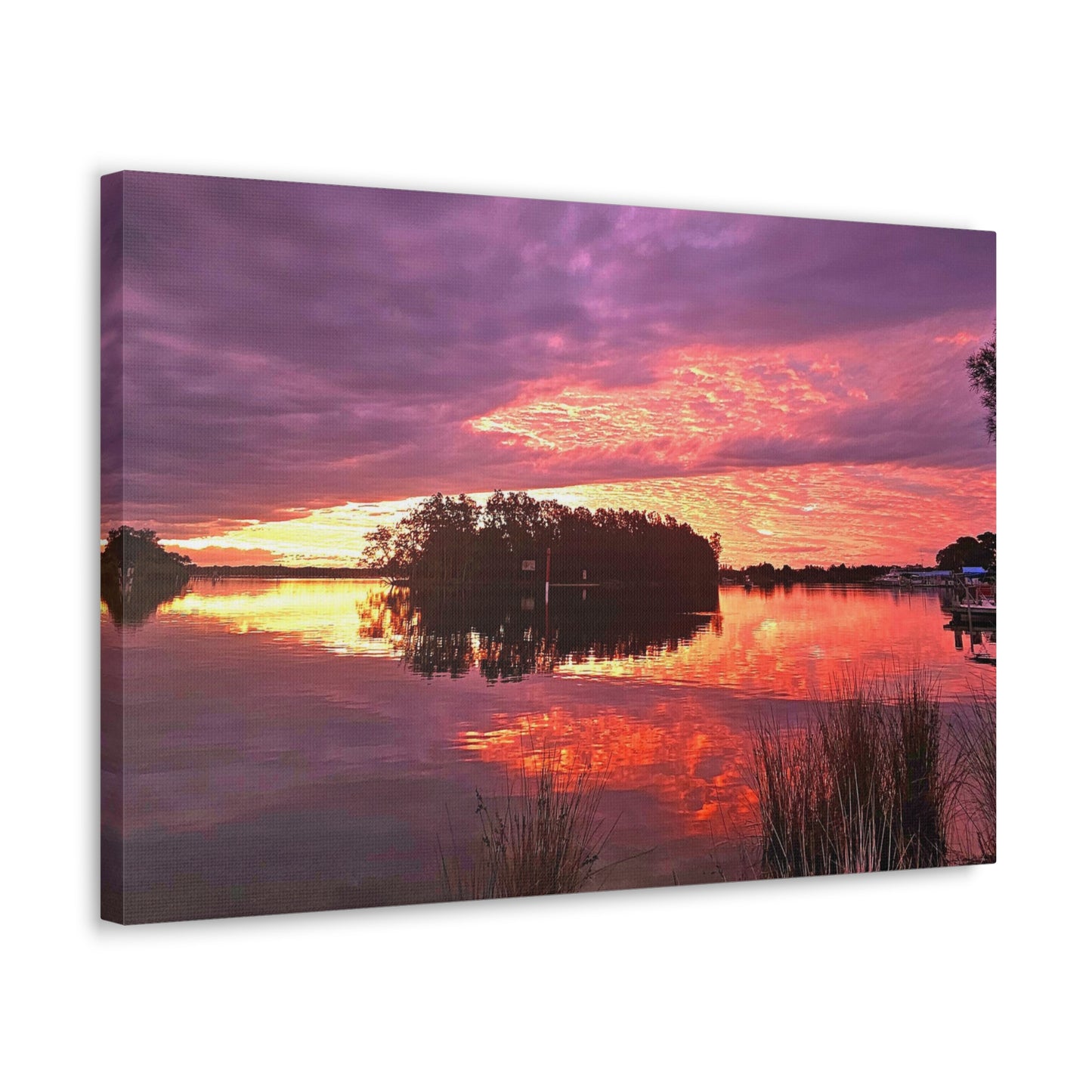 Wallis Lake Reflections Canvas Print