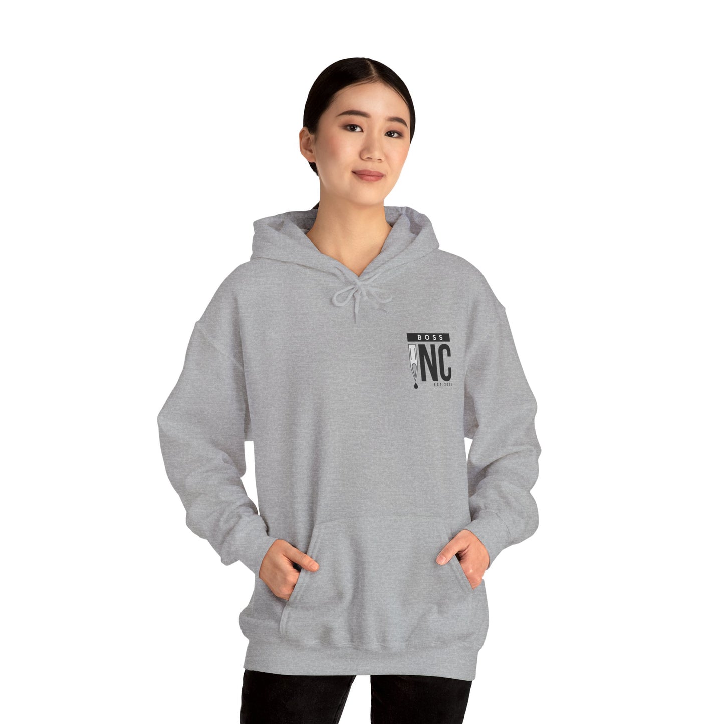 Boss INC Large Back Logo Unisex Hoodie