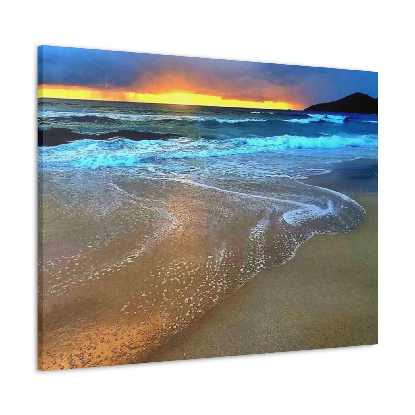 Golden One Mile Beach Canvas Print