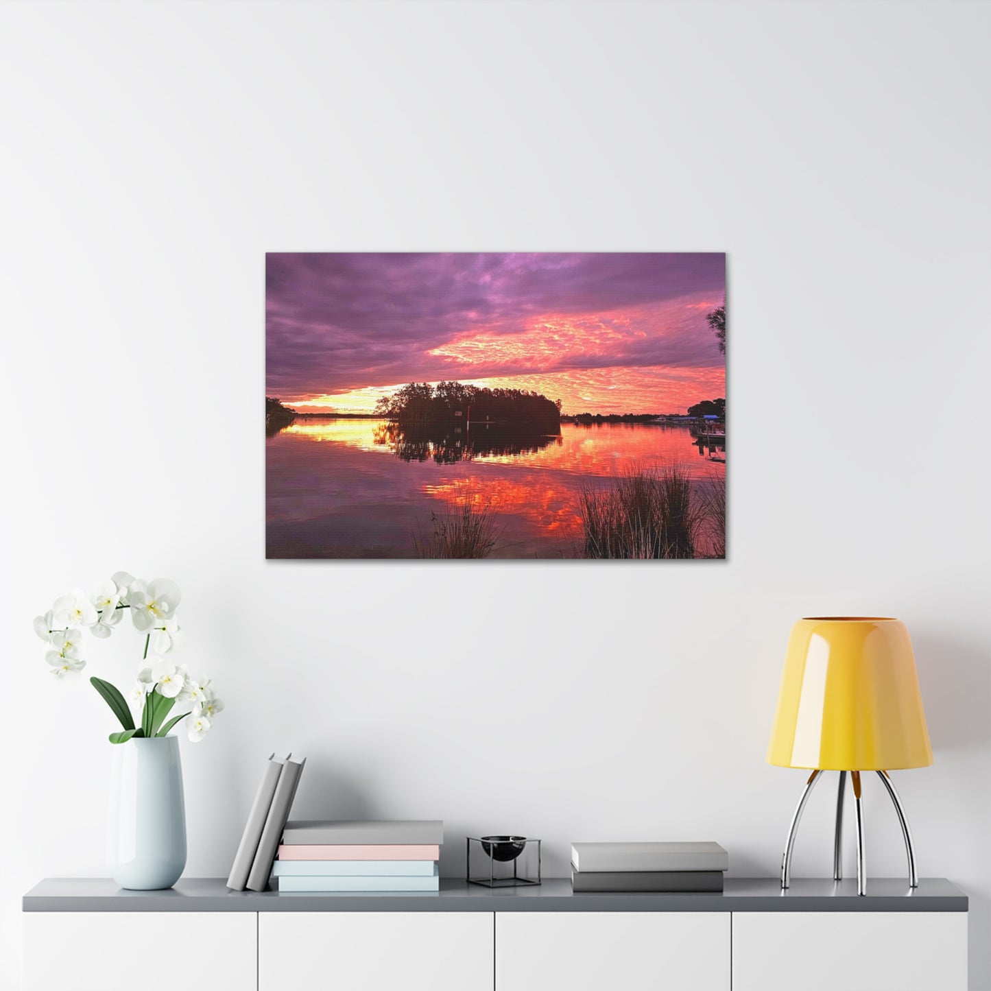 Wallis Lake Reflections Canvas Print