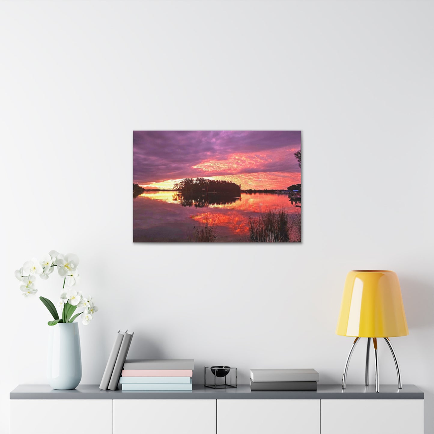 Wallis Lake Reflections Canvas Print