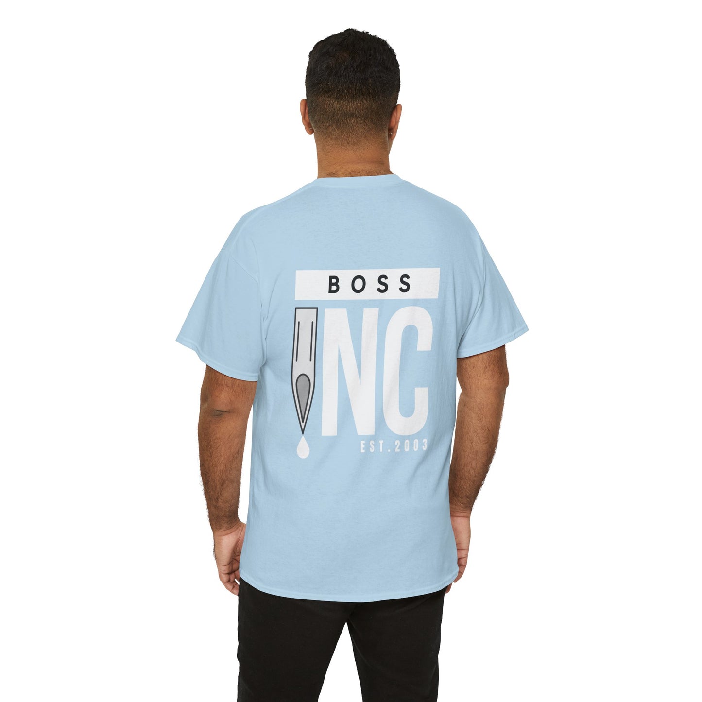 BOSS INC Large Back Logo Cotton Tee
