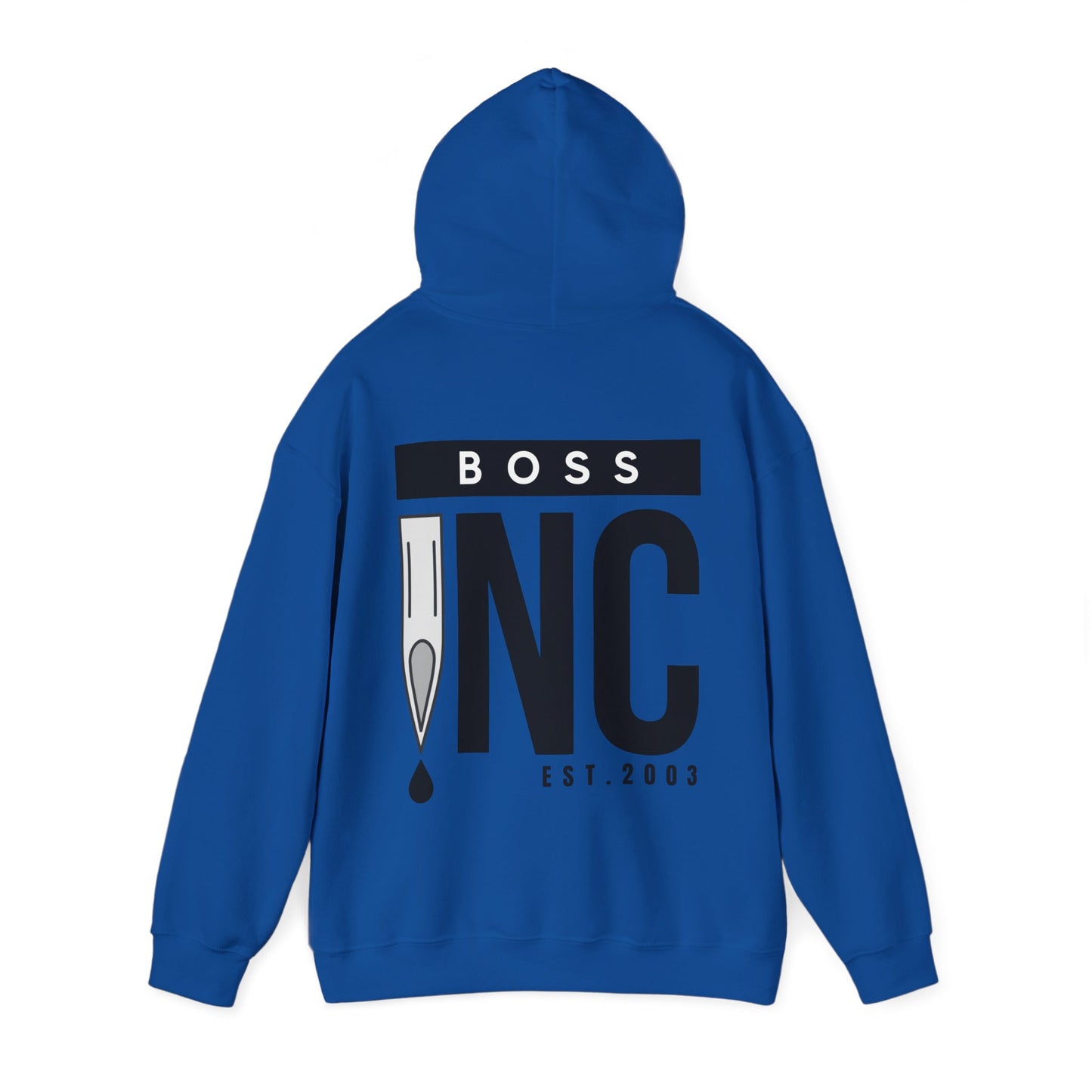 Boss INC Large Back Logo Unisex Hoodie