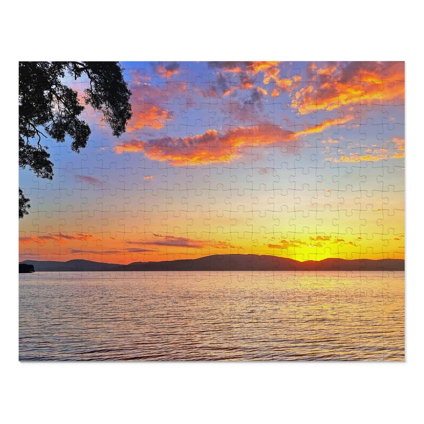 Sunset Lake Jigsaw Puzzle