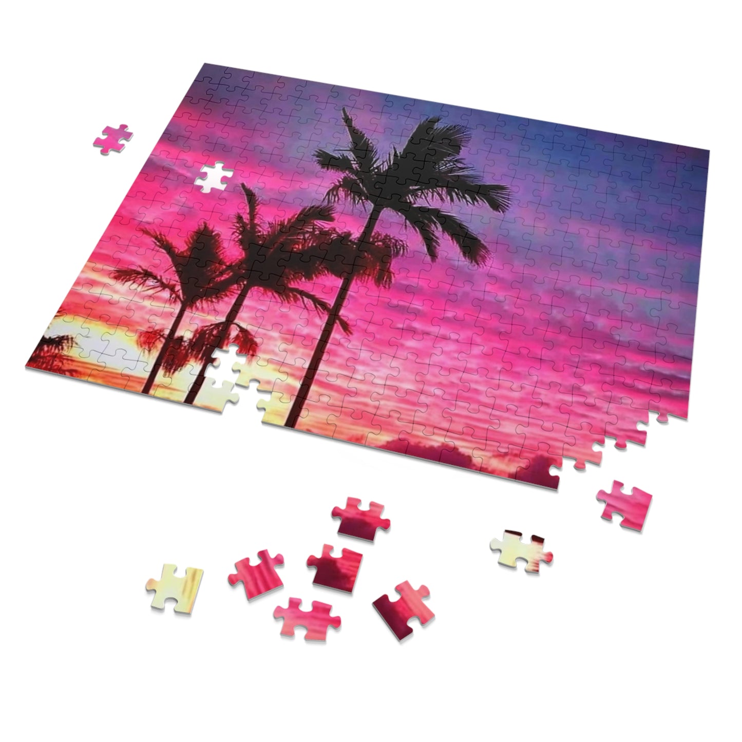 Cloudy Palms Jigsaw Puzzle