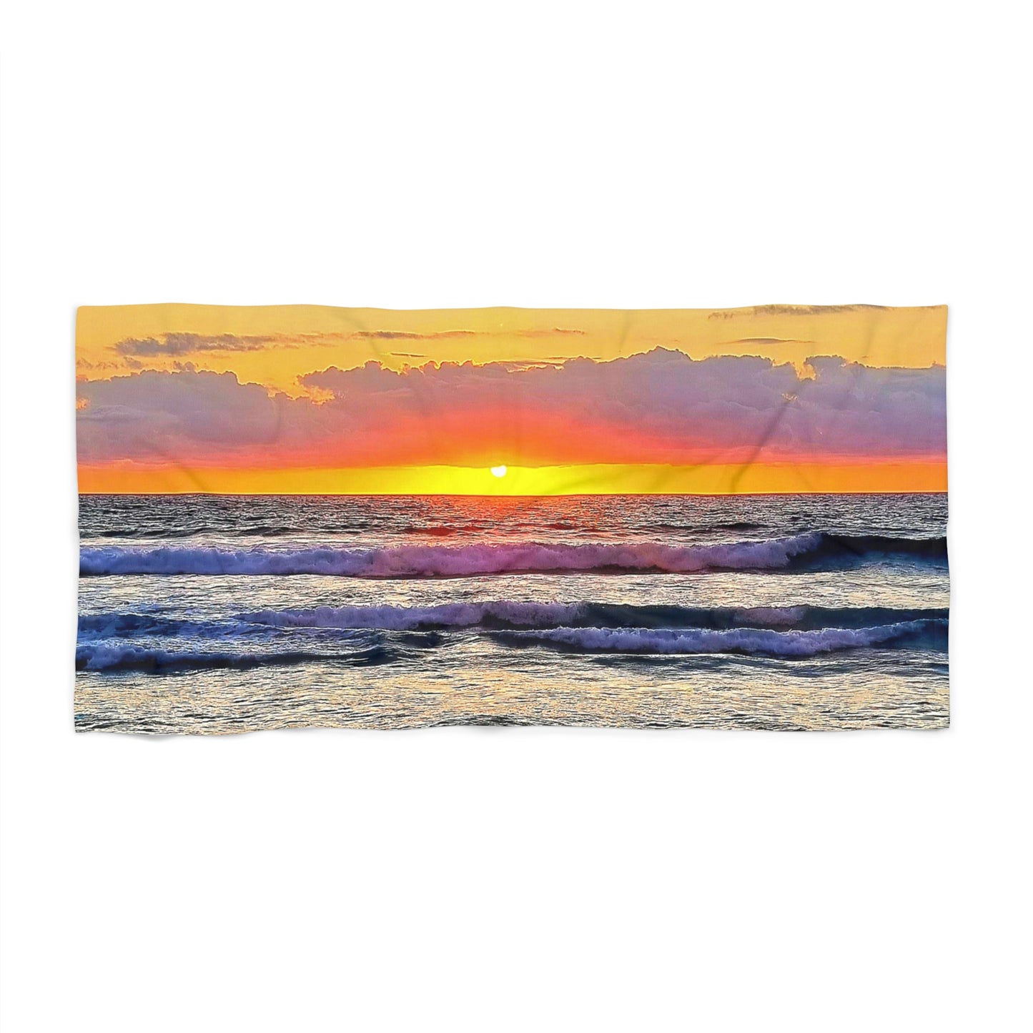 One Mile Sunrise Beach Towel