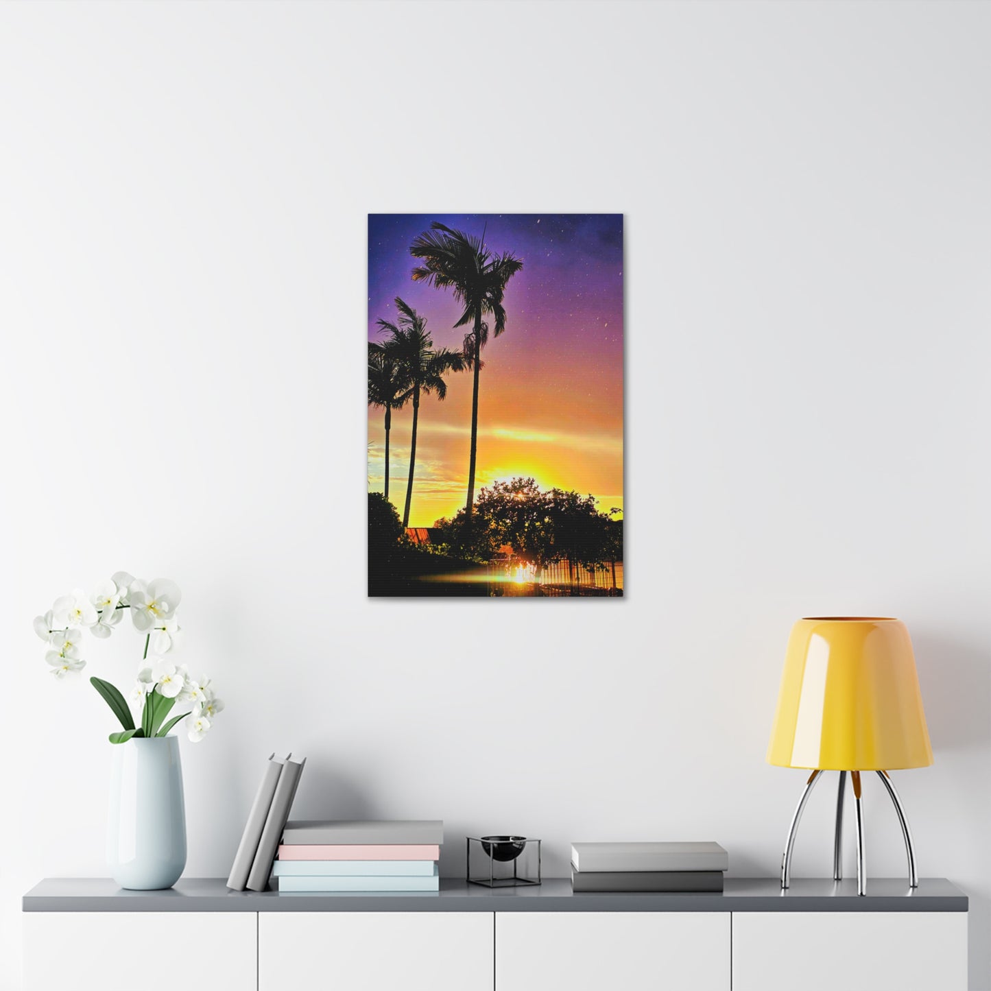 Kiss of Evening Light Canvas Print