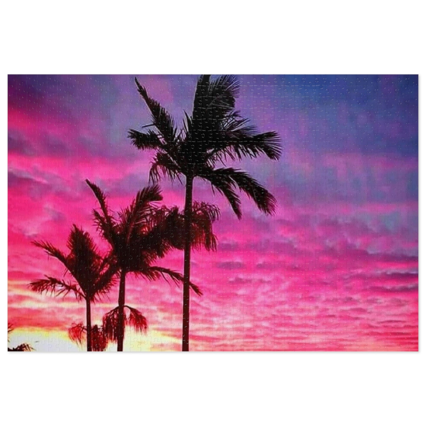 Cloudy Palms Jigsaw Puzzle