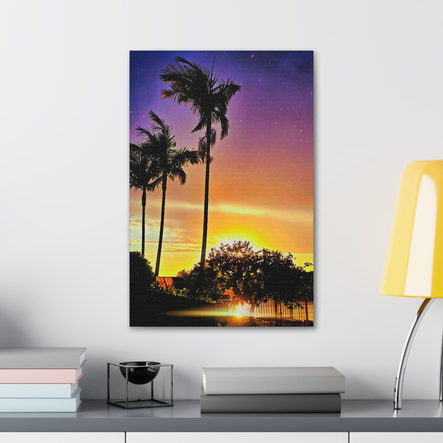 Kiss of Evening Light Canvas Print