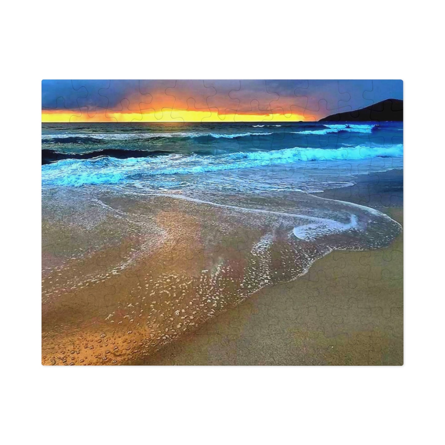 Golden One Mile Beach Jigsaw Puzzle