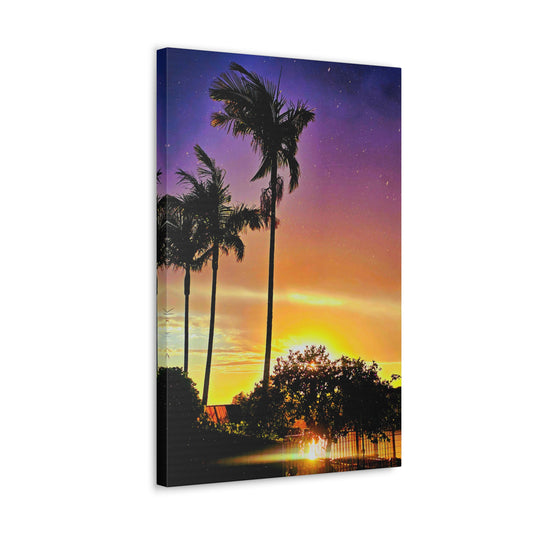 Kiss of Evening Light Canvas Print
