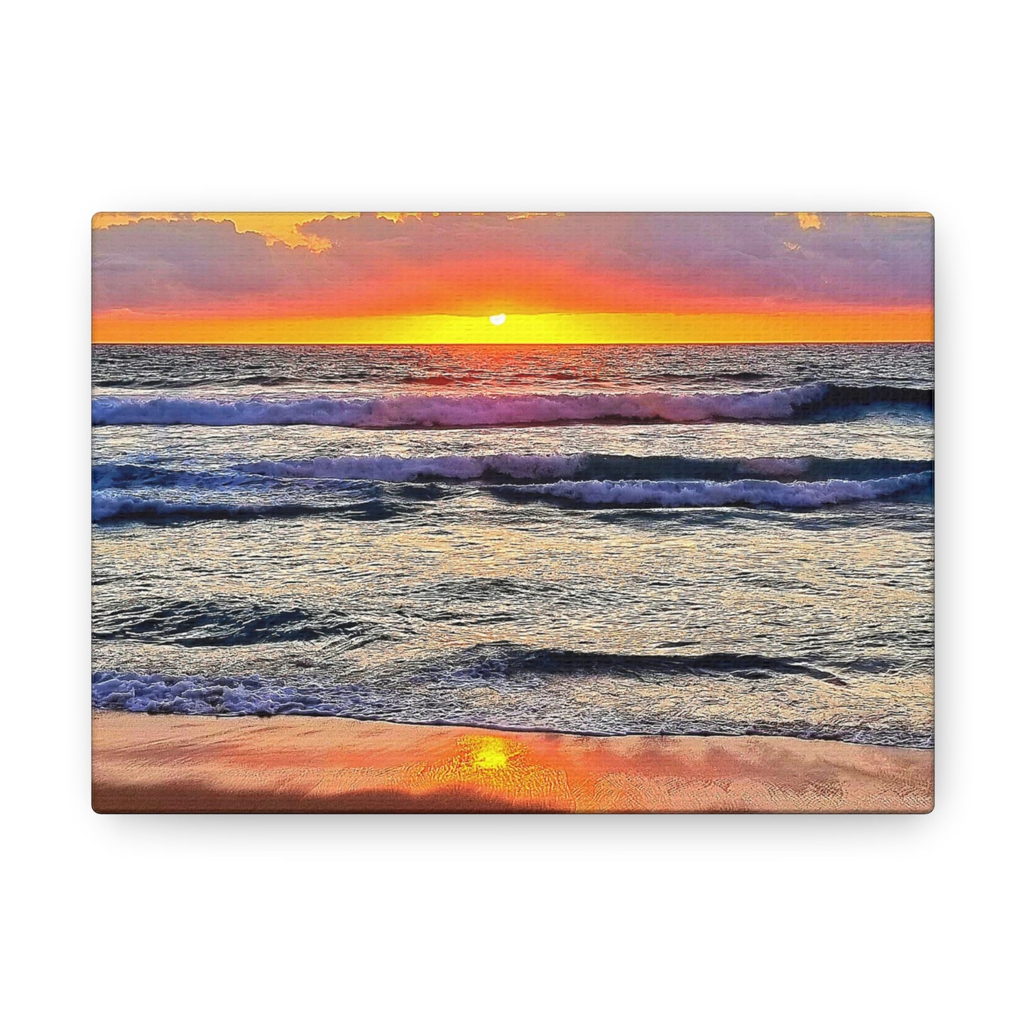 One Mile Sunrise Canvas Print