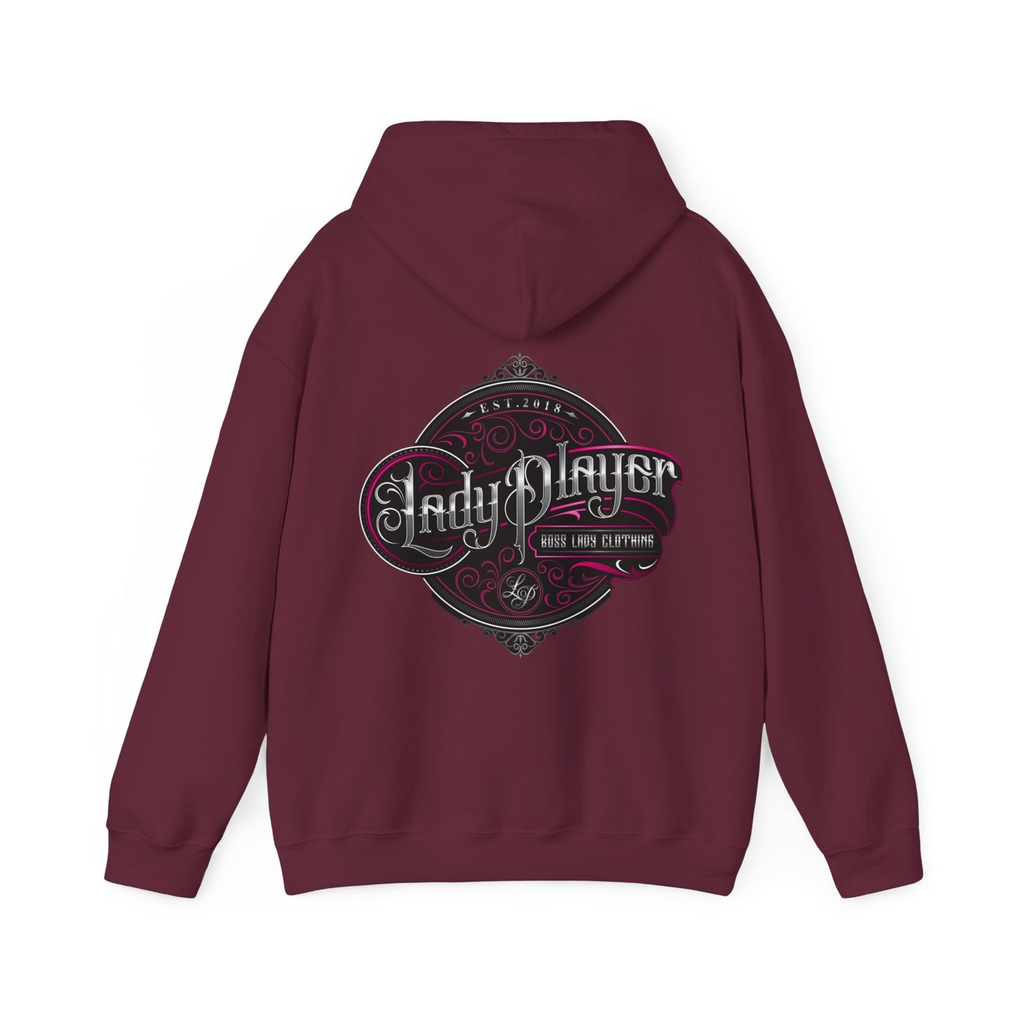 Lady Player Boss Lady Back Logo Hoodie Multi Colours