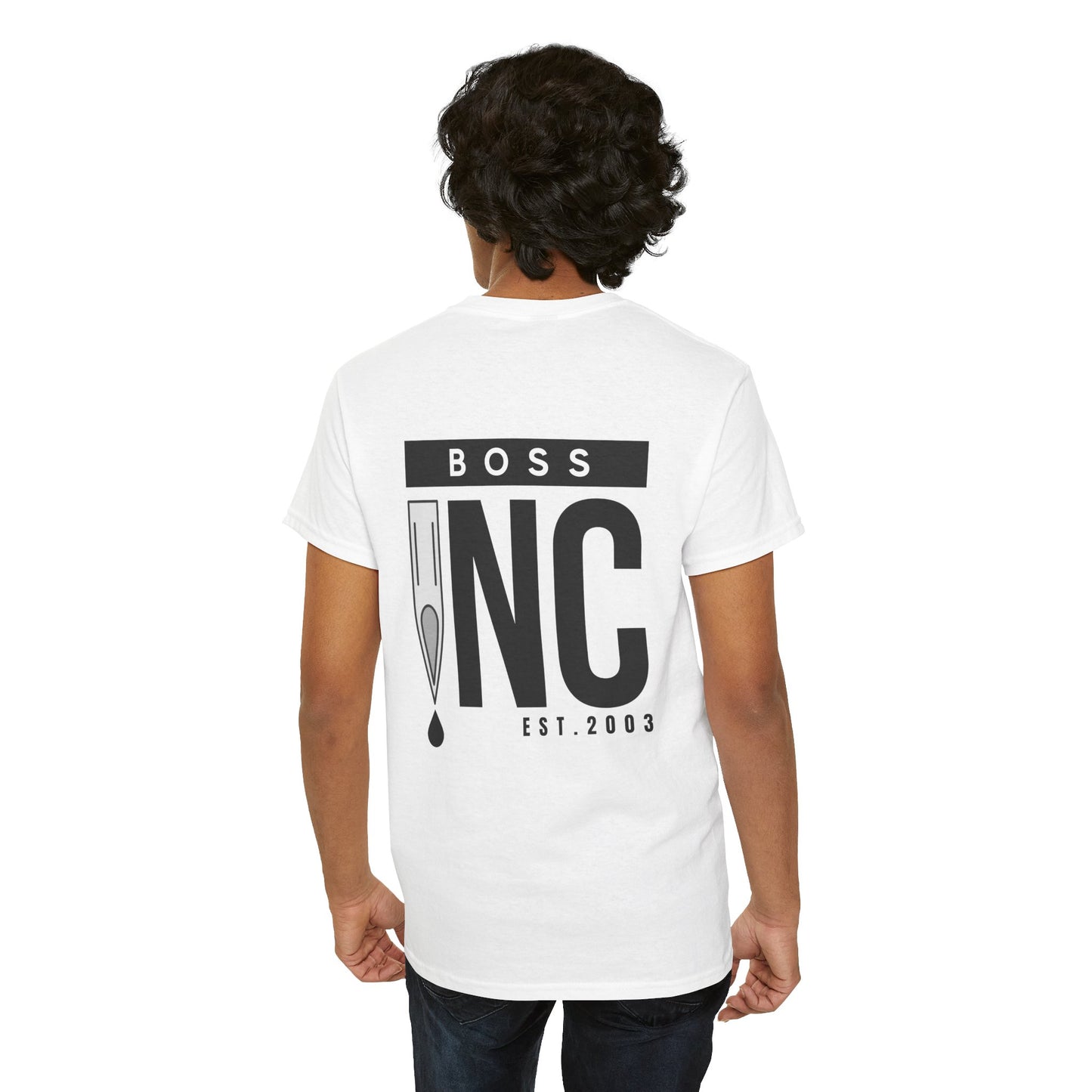 BOSS INC Large Back Logo Cotton Tee